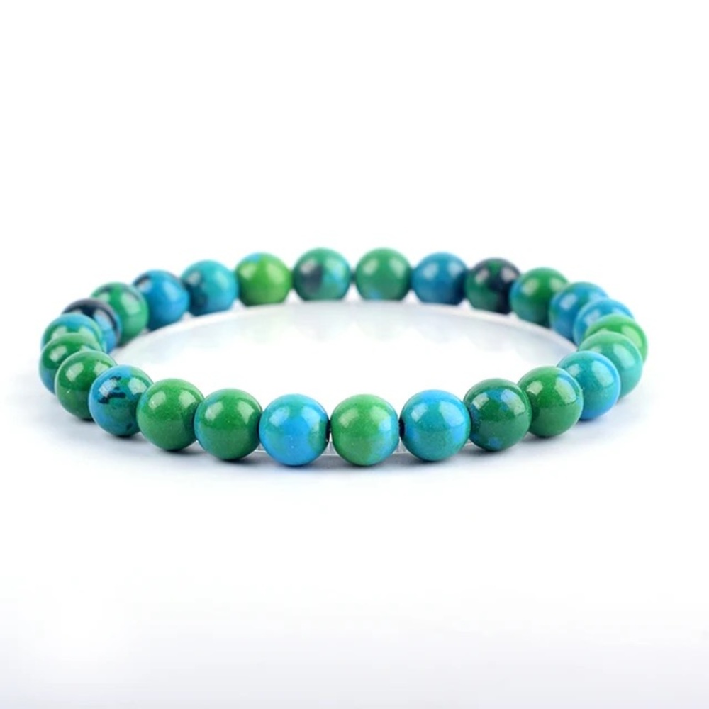 🌎Chrysocolla Crystal Bracelet🌎 ~8mm